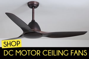 DC motor ceiling fans
